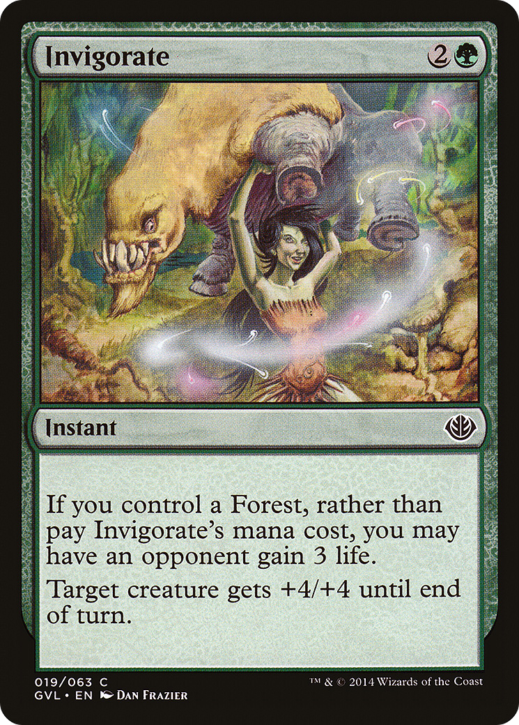 Image of Invigorate (DD3-) - Duel Decks Anthology: Garruk vs. Liliana