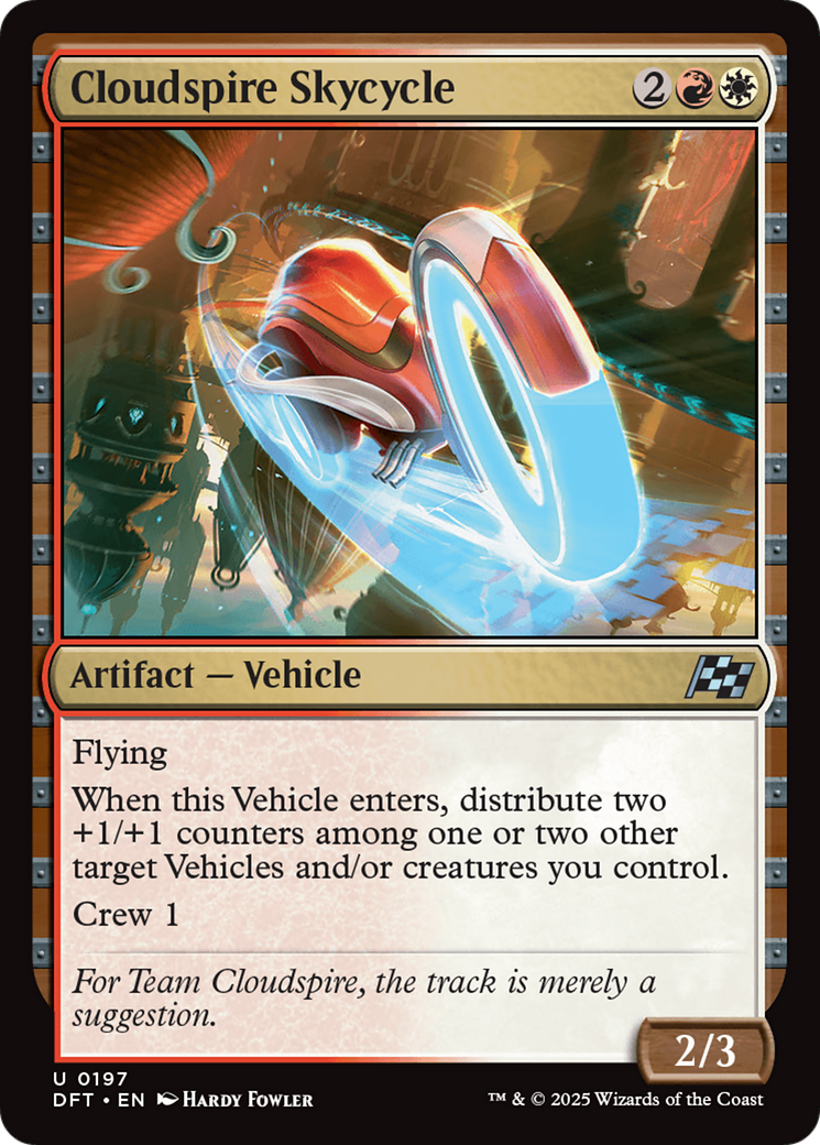 Image of Cloudspire Skycycle (DFT-197) - Aetherdrift