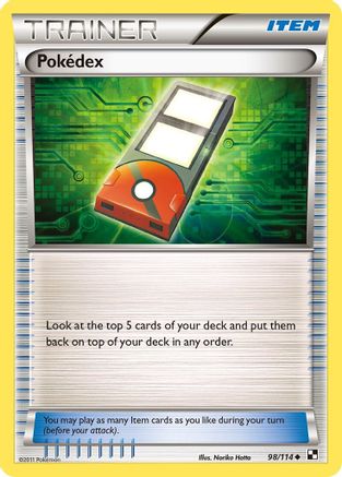 Image of Pokedex 098  Black and White - Uncommon