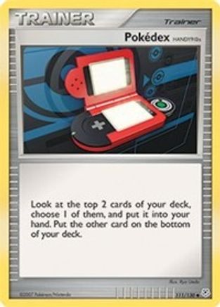 Image of Pokedex (HANDY910is) 111  - Reverse Holofoil Diamond and Pearl - Uncommon
