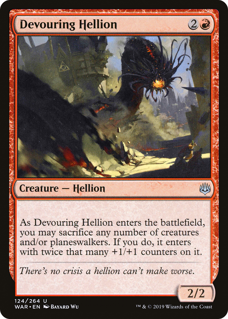 Image of Devouring Hellion (WAR-124) - War of the Spark Foil