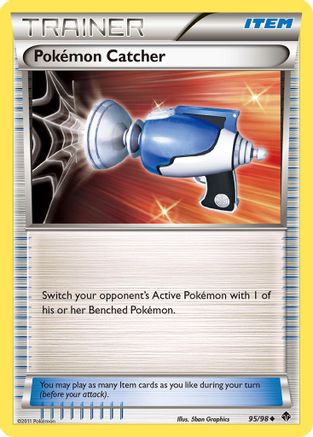 Image of Pokemon Catcher 095/98  - Reverse Holofoil Emerging Powers - Uncommon