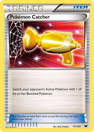 Image of Pokemon Catcher (Gold) 111  - Holofoil Dark Explorers - Secret Rare
