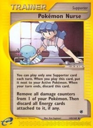 Image of Pokemon Nurse 145/165  - Reverse Holofoil Expedition - Uncommon