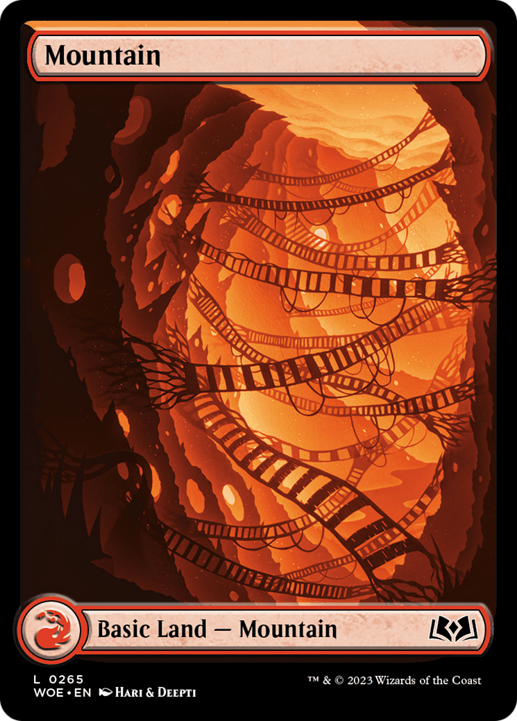 Image of Mountain (0265) (WOE-265) - Wilds of Eldraine: (Full Art)