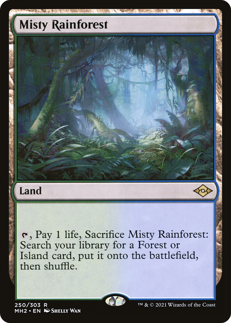 Image of Misty Rainforest (MH2-250) - Modern Horizons 2 Foil