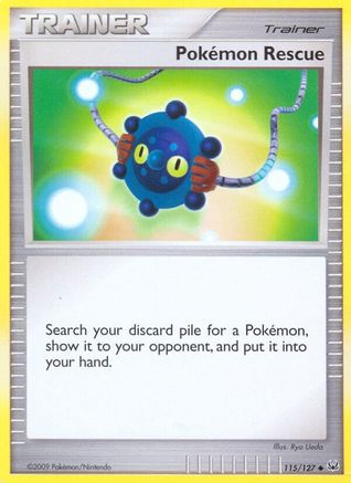 Image of Pokemon Rescue 115  - Reverse Holofoil Platinum - Uncommon
