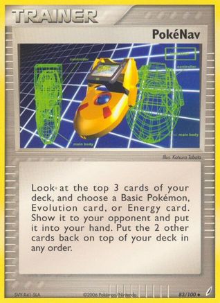 Image of Pokenav 083/100  - Reverse Holofoil Crystal Guardians - Uncommon