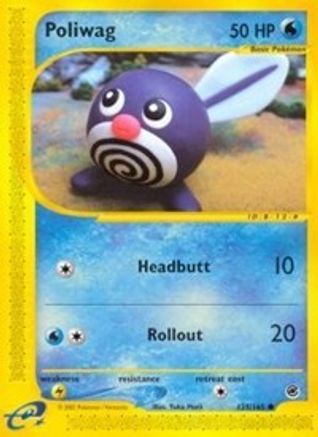 Image of Poliwag 125  - Reverse Holofoil Expedition - Common