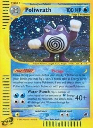 Image of Poliwrath (24) 024  - Holofoil Expedition - Holo Rare