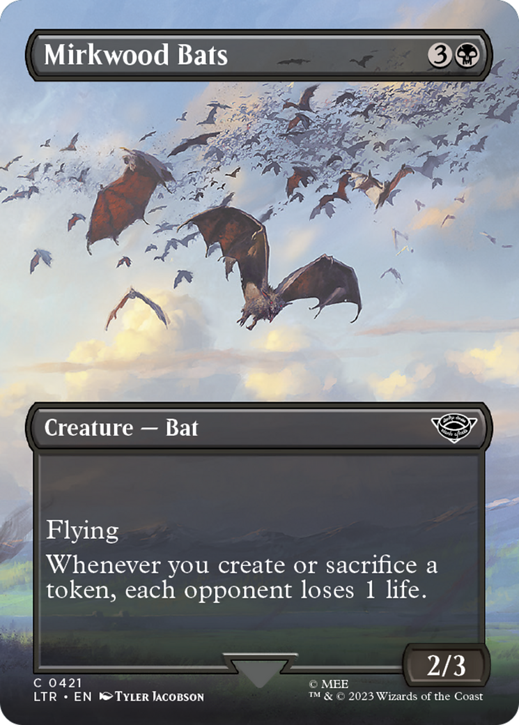 Image of Mirkwood Bats (Borderless) (LTR-421) - The Lord of the Rings: Tales of Middle-earth (Borderless)