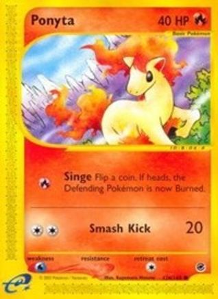 Image of Ponyta 126/165  Expedition - Common