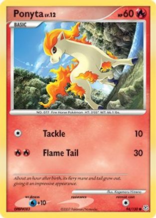 Image of Ponyta 094/130  - Reverse Holofoil Diamond and Pearl - Common