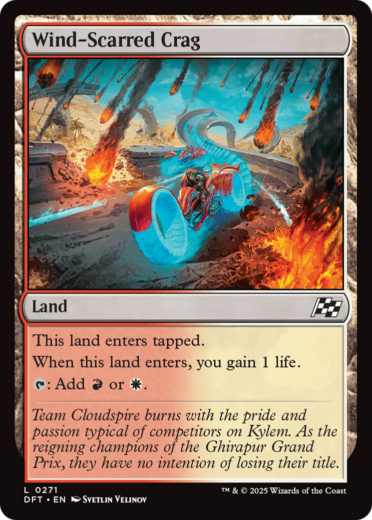 Image of Wind-Scarred Crag (DFT-271) - Aetherdrift Foil