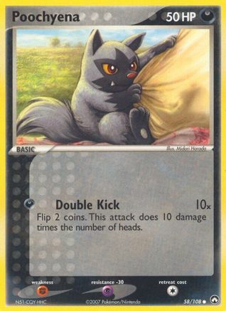 Image of Poochyena 058/108  Power Keepers - Common