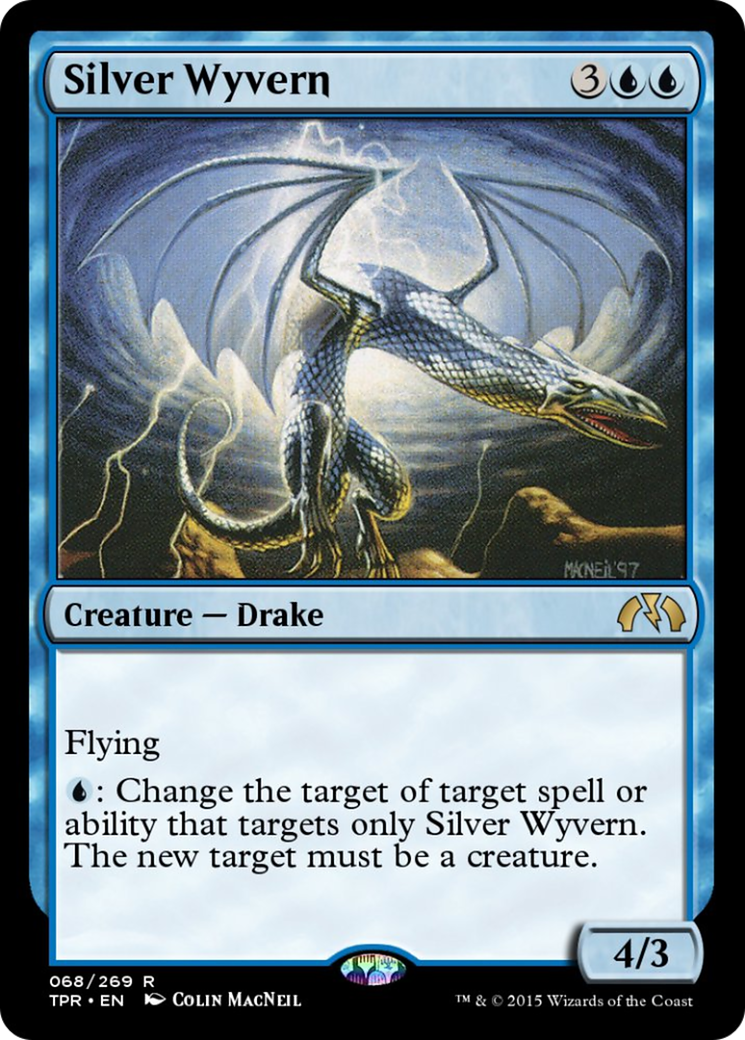 Image of Silver Wyvern (TPR-068) - Tempest Remastered Foil
