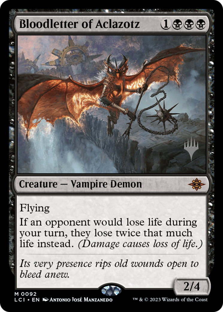 Image of Bloodletter of Aclazotz (PPLCI-092) - The Lost Caverns of Ixalan Promos Foil