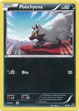 Image of Poochyena 016  Kalos Starter Set - Common