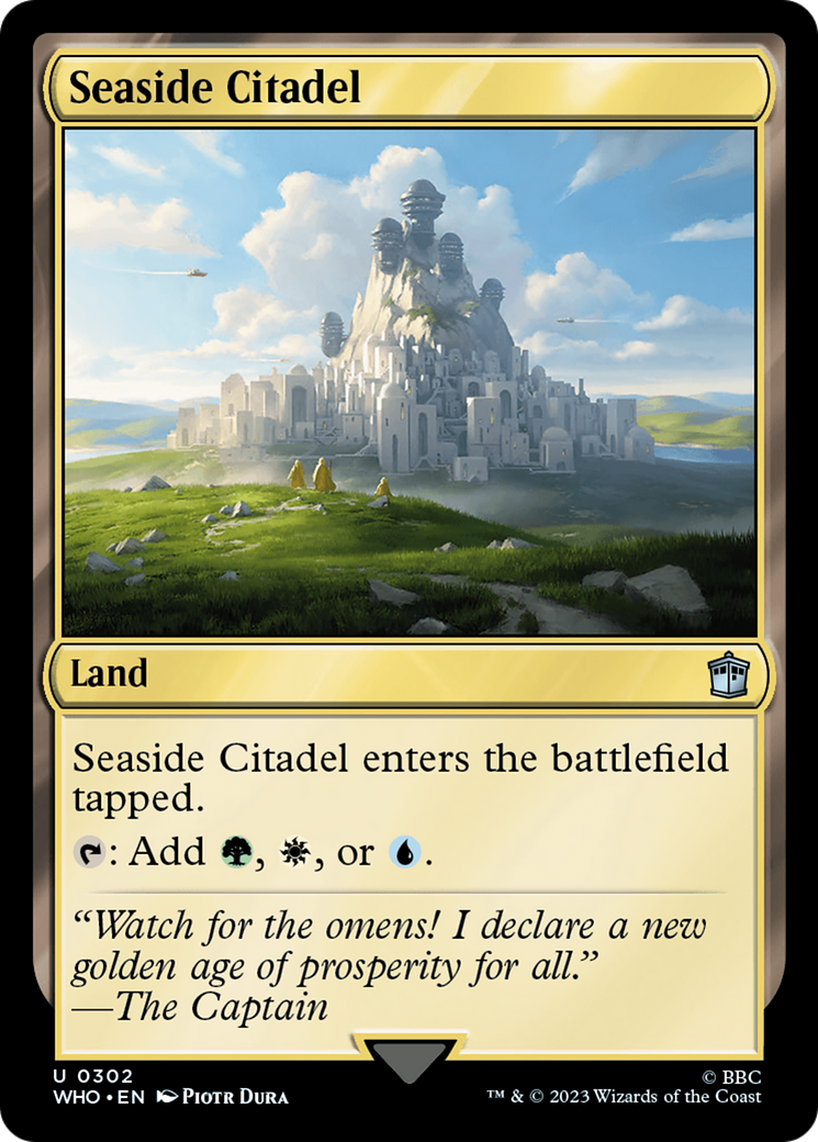 Image of Seaside Citadel (WHO-302) - Doctor Who Foil