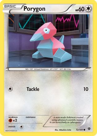 Image of Porygon 072/101  Plasma Blast - Common