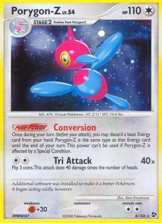 Image of Porygon-Z 006  - Reverse Holofoil Great Encounters - Holo Rare