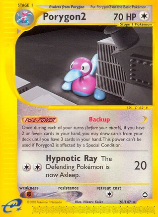 Image of Porygon2 028  Aquapolis - Rare