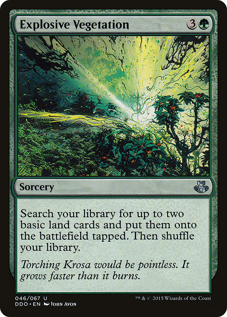 Image of Explosive Vegetation (DDO-046) - Duel Decks: Elspeth vs. Kiora