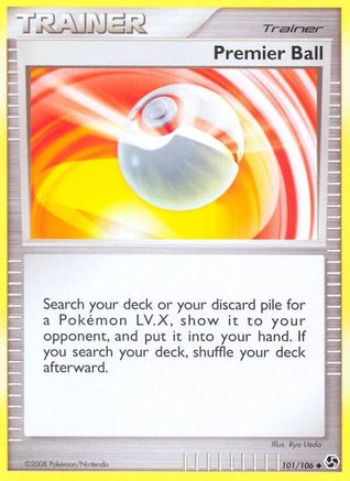 Image of Premier Ball 101/106  - Reverse Holofoil Great Encounters - Uncommon