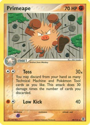 Image of Primeape 028/112  FireRed & LeafGreen - Rare