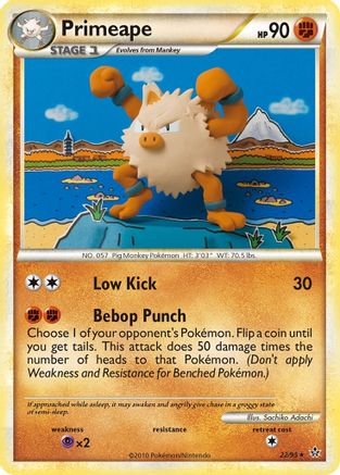 Image of Primeape 022  Unleashed - Rare