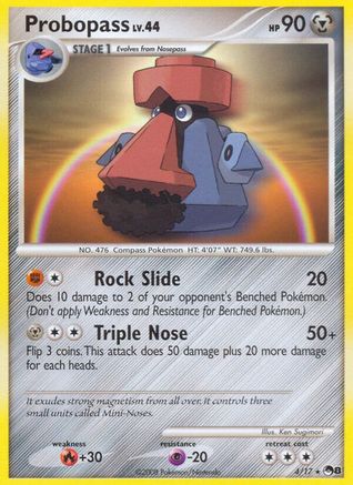 Image of Probopass 004  - Holofoil POP Series 8 - Rare