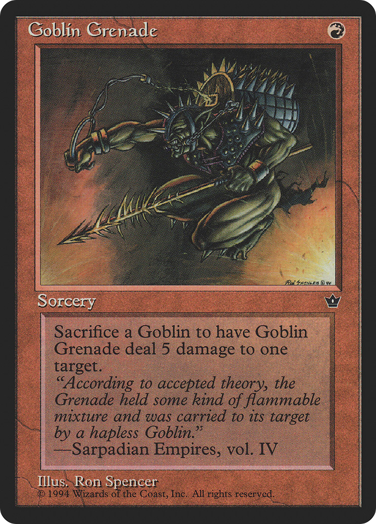 Image of Goblin Grenade (Spencer) (FEM-) - Fallen Empires