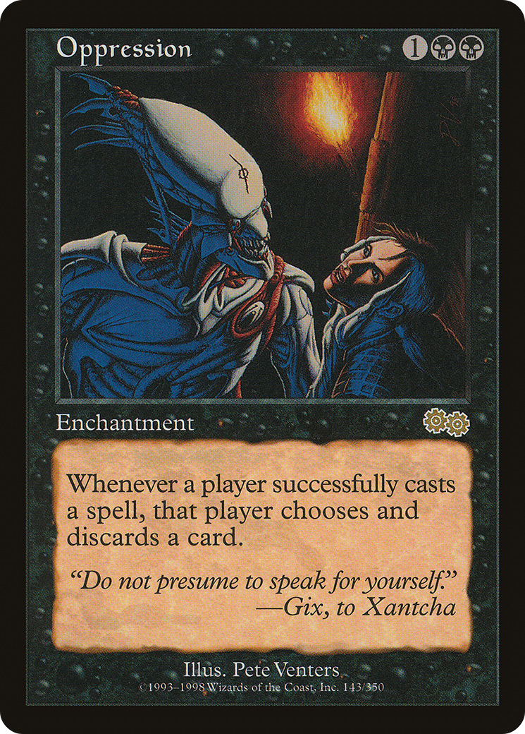 Image of Oppression (USG-143) - Urza's Saga