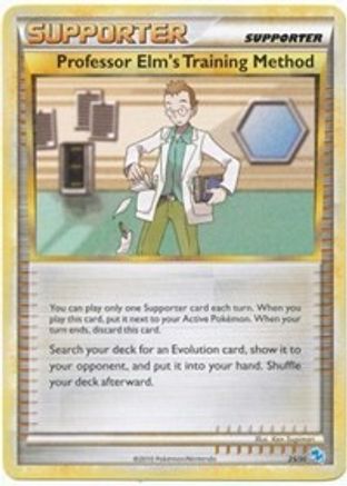 Image of Professor Elm's Training Method 025  HGSS Trainer Kit Gyarados & Raichu - Common