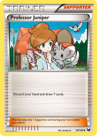 Image of Professor Juniper 098/108  Dark Explorers - Uncommon
