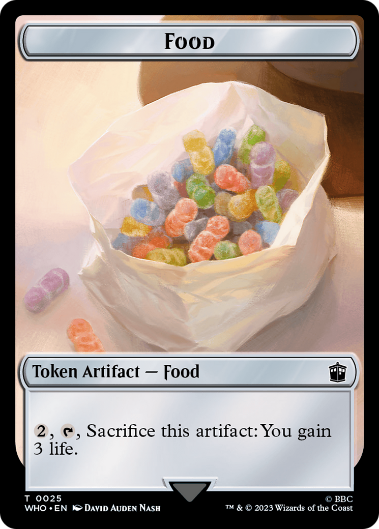 Image of Food (TWHO-025) - Doctor Who Tokens