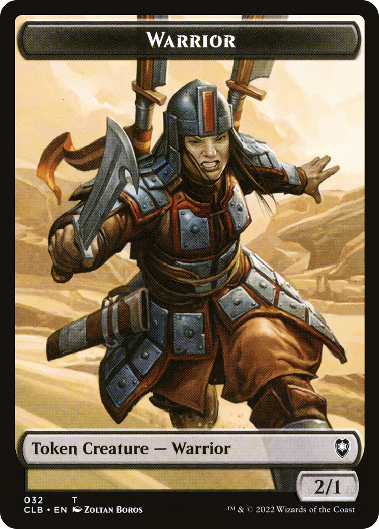Image of Warrior (TCLB-032) - Battle for Baldur's Gate Tokens
