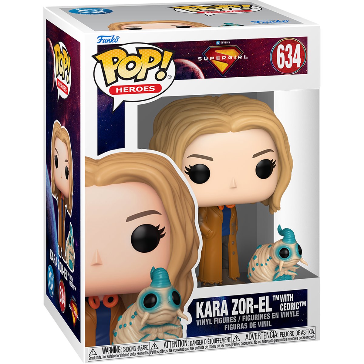 Image of Supergirl (2026) Kara Zor-El with Cedric Funko Pop! Vinyl Figure #634