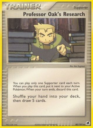 Image of Professor Oak's Research 080  Dragon Frontiers - Uncommon