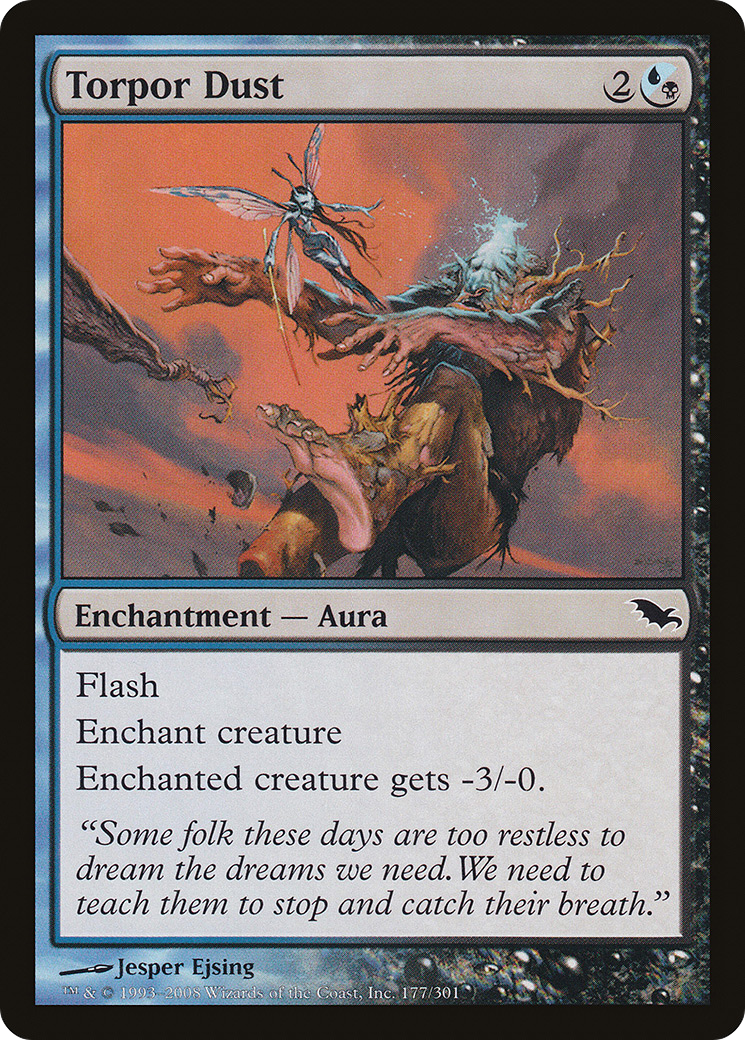 Image of Torpor Dust (SHM-177) - Shadowmoor Foil