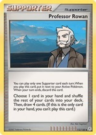 Image of Professor Rowan 112  - Reverse Holofoil Diamond and Pearl - Uncommon