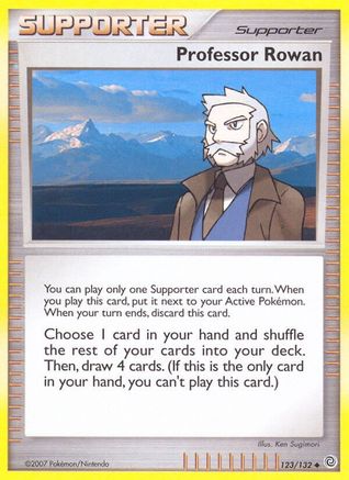 Image of Professor Rowan 123  - Reverse Holofoil Secret Wonders - Uncommon