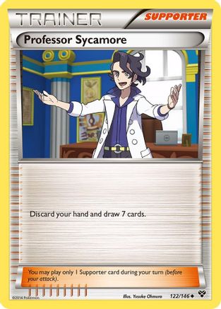 Image of Professor Sycamore 122/146  - Reverse Holofoil XY Base Set - Uncommon