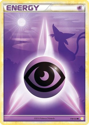 Image of Psychic Energy 119/123  - Reverse Holofoil HeartGold SoulSilver - Common