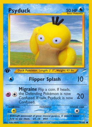 Image of Psyduck 079/105  - Unlimited Neo Destiny - Common