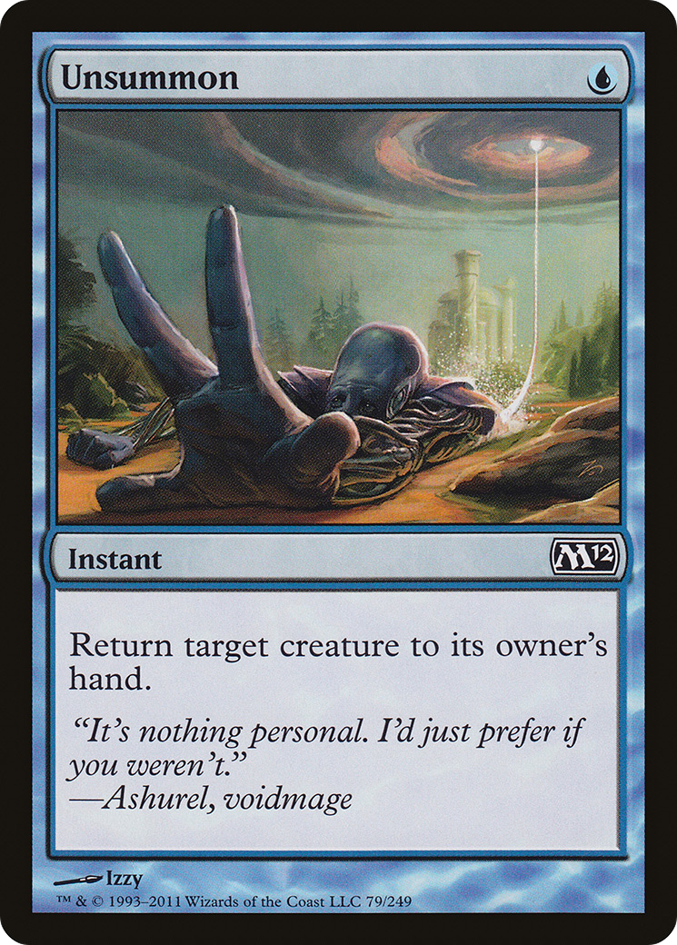 Image of Unsummon (M12-079) - Magic 2012 Foil