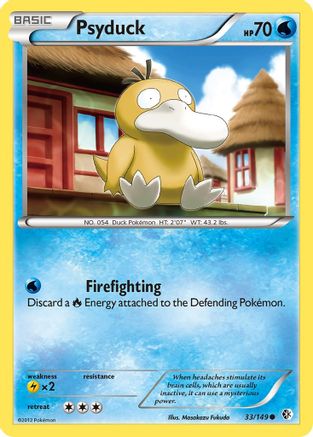 Image of Psyduck (33) 033/149  Boundaries Crossed - Common