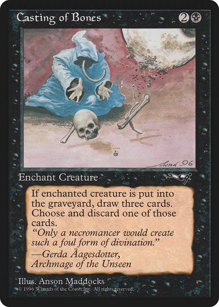 Image of Casting of Bones (Hooded Figure) (ALL-003) - Alliances