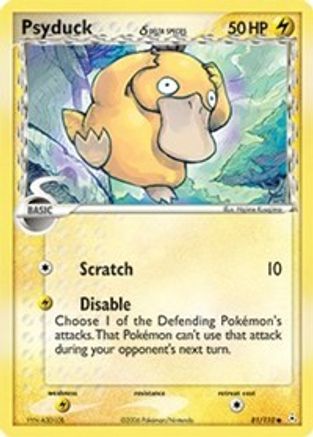 Image of Psyduck (Delta Species) 081/110  - Reverse Holofoil Holon Phantoms - Common