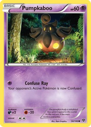 Image of Pumpkaboo 056  - Reverse Holofoil XY Base Set - Common